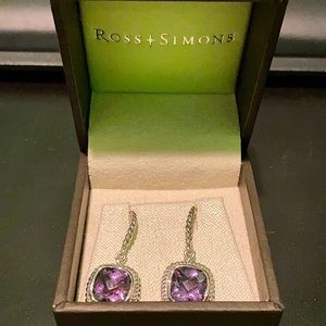 Ross & Simon Amethyst Earrings